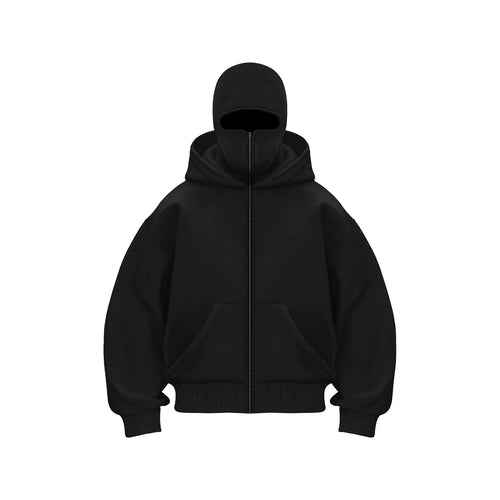 Double Hood Fleece-Lined Sweater